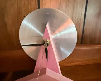 Radical Memphis Style Table Lamp Clock