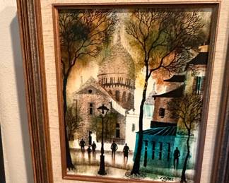 JeanPierre Cassigneul Style Oil Painting of SacrCur