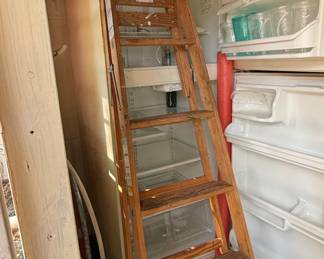 Vintage Wooden Step Ladder