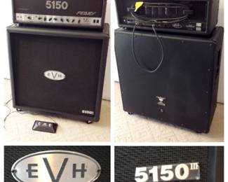 5150 Peavey guitar amp 1/2 stack