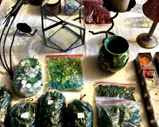Flat glass marbles