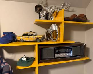 Yellow Wall Shelf