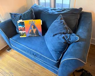 Blue Loveseat