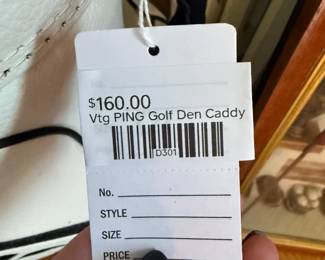Vtg PING Golf Den Caddy