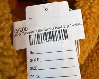 UGG Tasman UGGbraid Half Zip Sweater