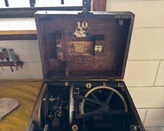 Antique Military Surveyor's Transit with Tripod Legs 