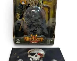 Disney Pirates Of The Caribbean Davy Jones 12 Talking Figure  Interactive Pirate Book
