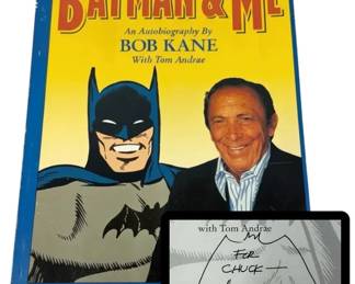 Signed Bob Kane Autobiography Batman  Me