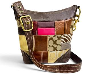 Coach Patchwork Crossbody Purse w COA