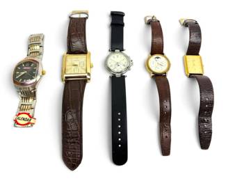 Leather  Metal Banded Mens and Womens Watches