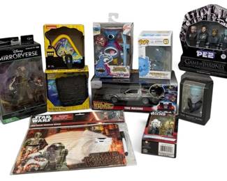 Various Movie  Television Novelties Back To The Future, SpongeBob, Game Of Thrones,  More