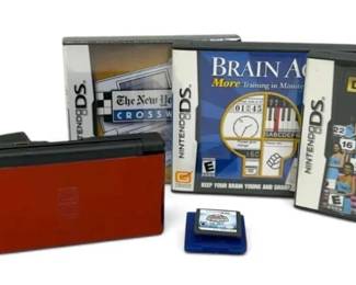 Red Nintendo DS Lite  Games