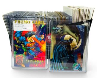 DC Trading Cards Promos, Maximum Firepower, Batman Forever Metal,  Temporary Tats