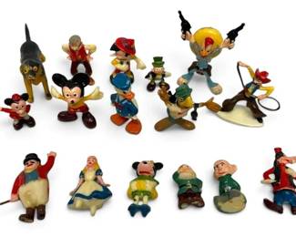Vintage 1960s Marx Disney Mini Characters
