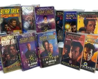 Star Trek Paperbacks by Greg Cox, Peter David,  More