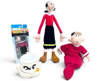 Popeye Mug, Olive Oil,  Sweet Peas Dolls