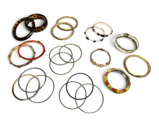 Silver  Gold Toned Bangles  More