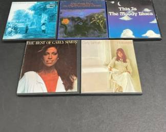 Moody Blues Carly Simon 4 Tracks