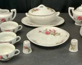 Moss Rose China Set