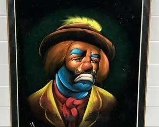 Sad Clown Painting