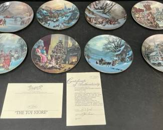 Christmas The Toy Store Plate Collection