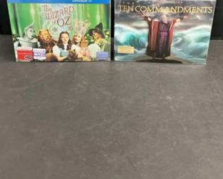 Wizard of Oz The Ten Commandments DVD Sets