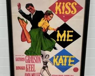 Kiss Me Kate Theater Poster