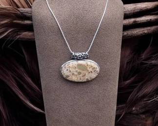 Asteroid Jasper Pendant Necklace