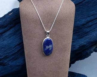 Lapis Lazuli Pendant Necklace