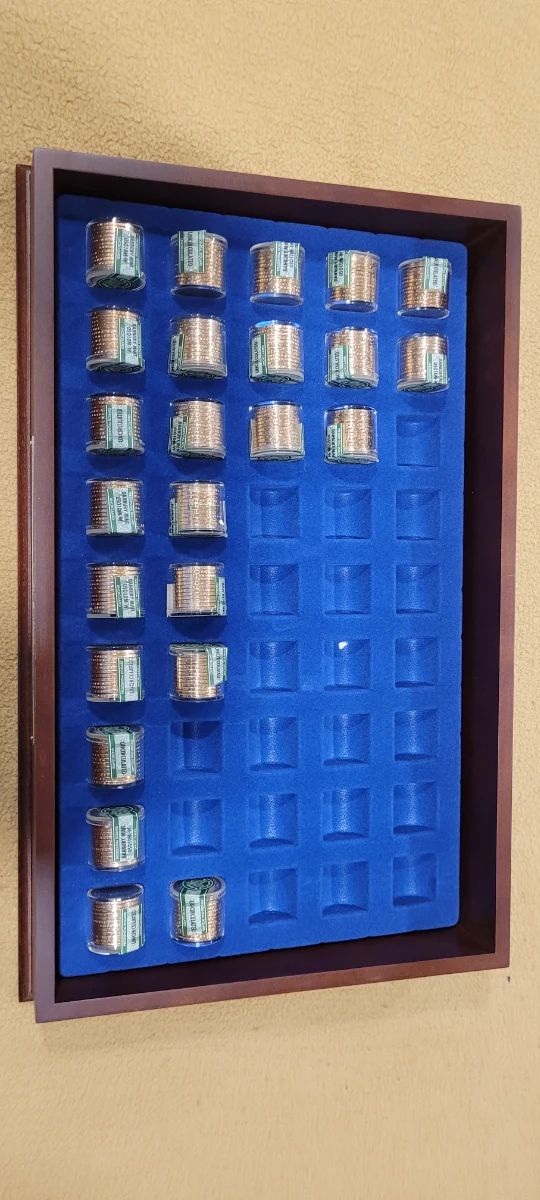 Uncirulated Presidental dollars partial collection of 10-coin uncirculated “Collector Rolls