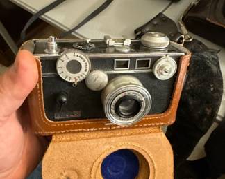 Antique Argus camera with case