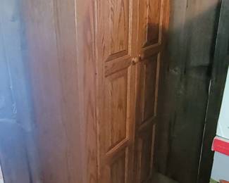Solid wood Amish cabinet