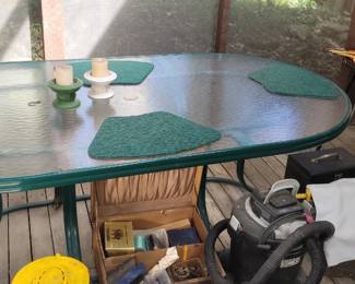 Patio table and chairs