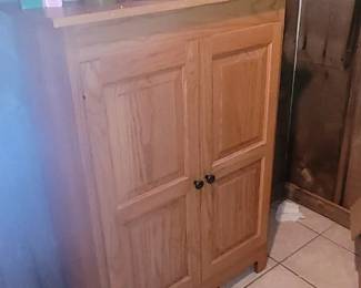 Solid wood Amish cabinet