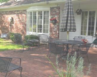 Vintage Woodard outdoor furniture