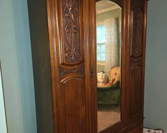 Antique English armoire