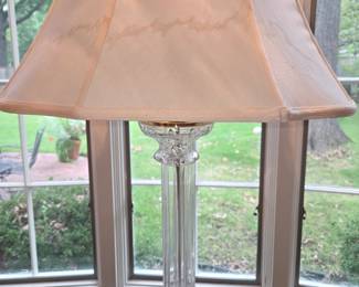 Vintage crystal lamps