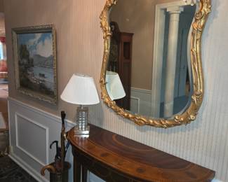 Maitland-Smith mahogany wall table