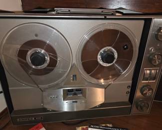 Ampex 800 Series reel to reel tape recorder