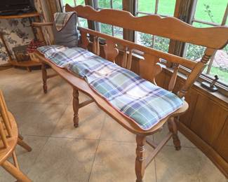 Vintage pine bench