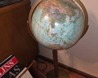 Vintage floor globe