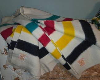 Vintage Hudson Bay blankets