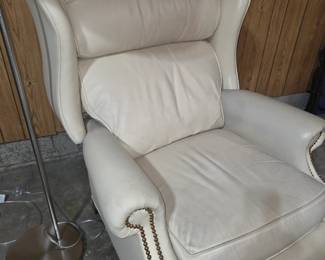 Leather recliner