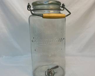 Glass Hampton spigot