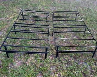 Metal twin bed frames