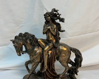 Cast Iron Lady Godiva statue