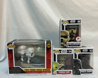 Star Wars pop collectibles