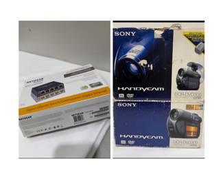 Sony handy cam and gigabyte ethernet switch