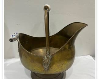 Brass scuttle