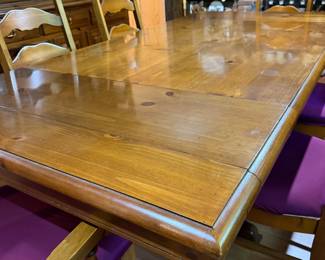 Maple Dining Table and Chairs